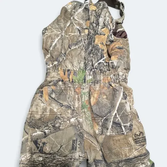 RealTree Schmidt Workwear Toddler Camouflage Bib Overalls Size 4T